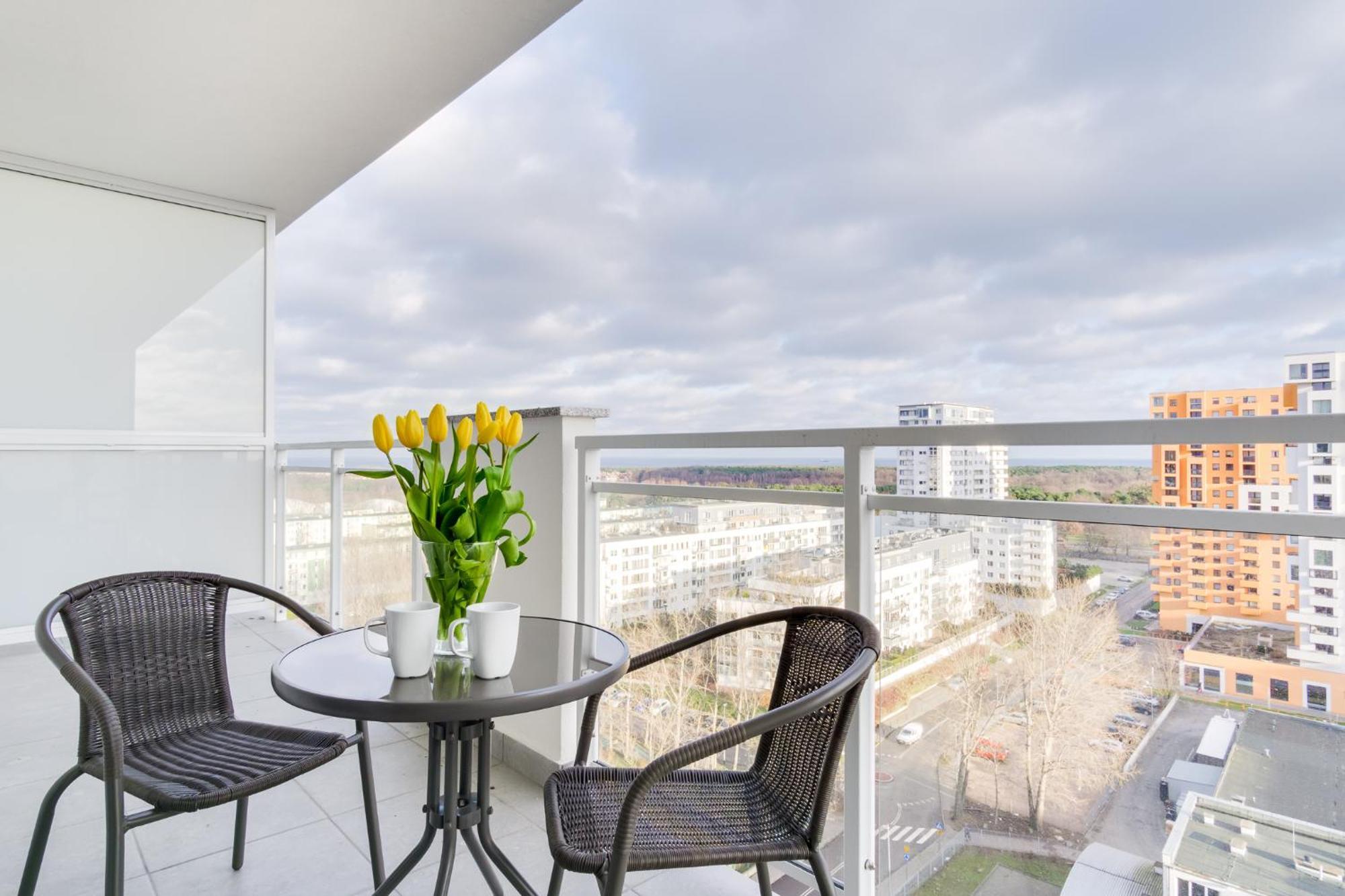Elite Apartments Marine Cztery Oceany 格但斯克 外观 照片