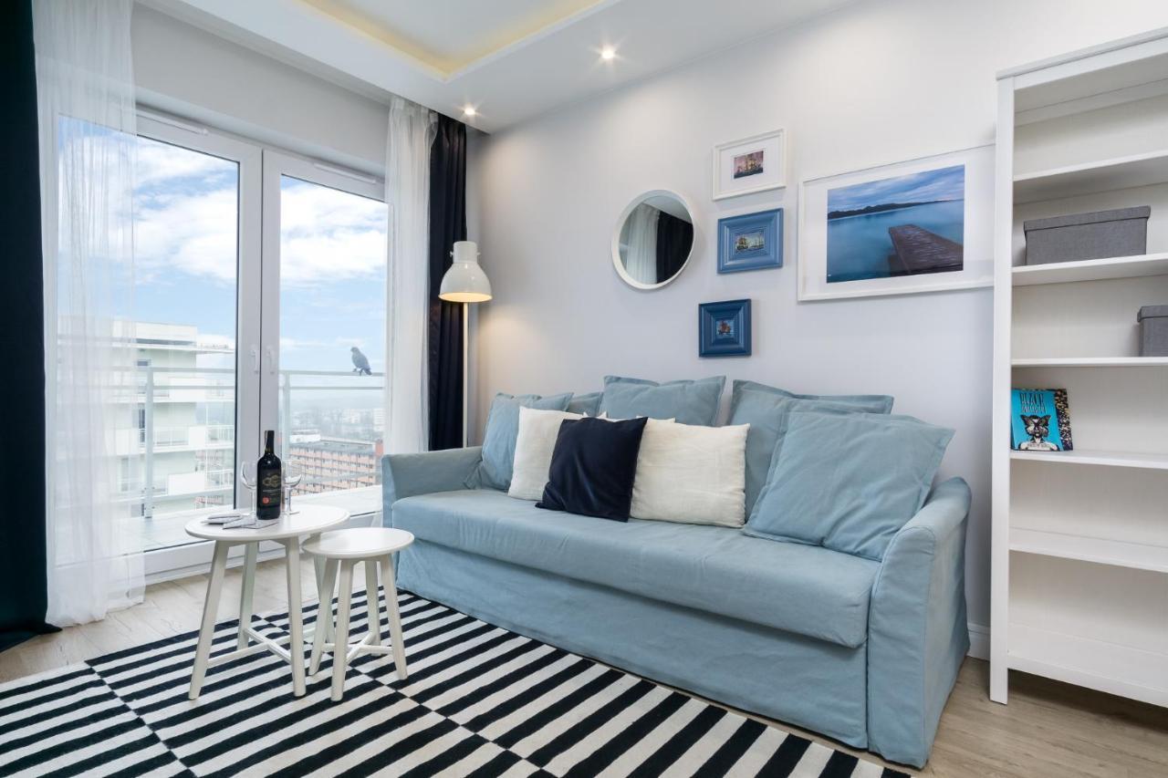 Elite Apartments Marine Cztery Oceany 格但斯克 外观 照片